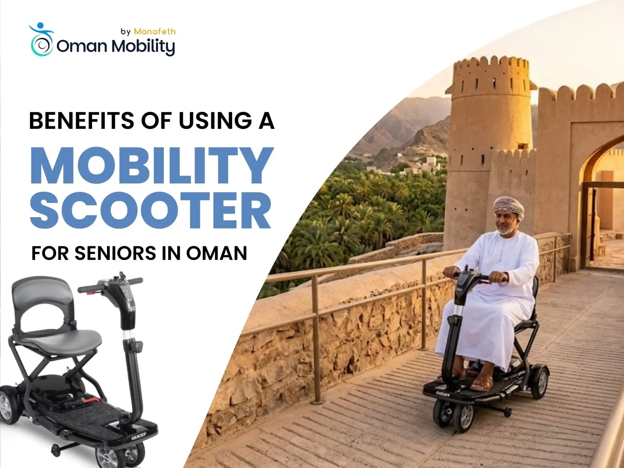 Benefits of Using a Mobility Scooter for Seniors in Oman