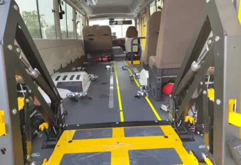 Wheelchair Lift for Toyota Coaster in Dubai