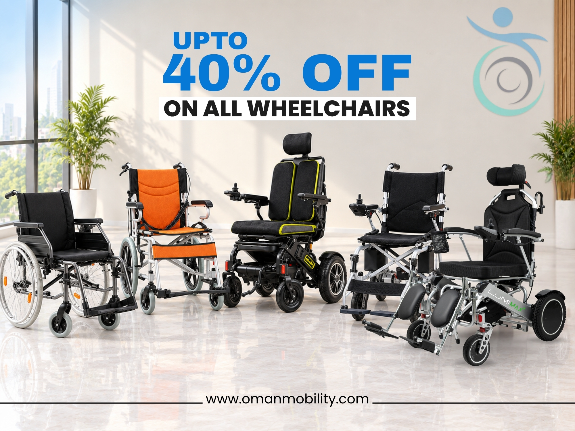 Biggest Sale of the Year- Up to 40% OFF on all our wheelchairs